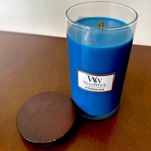 Woodwick afternoon rain 18.6oz candle. New.